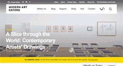 Desktop Screenshot of modernartoxford.org.uk